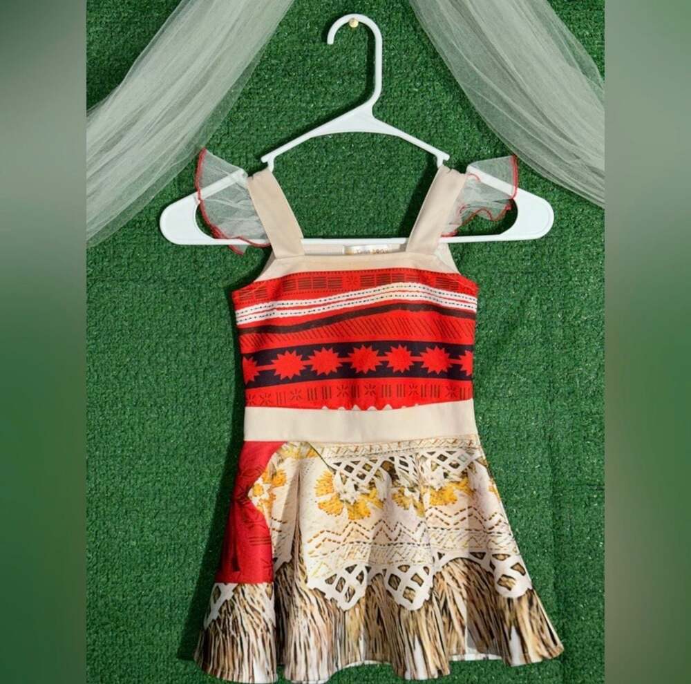 Zhi Xuan Tong Moana Inspired Princess Costume Dress